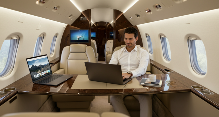 Boosting Productivity in the Sky: Executive Private Jet Tips