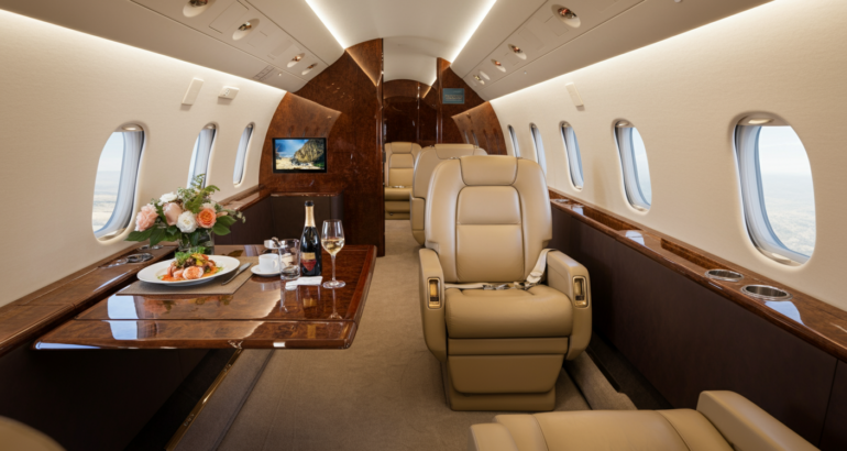 Fly in Style: Exclusive Amenities Offered by Private Jets for Executives